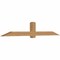 Ekena Millwork Eugene Smooth Timber Gable Bracket, Western Red Cedar, 108"W x 18"H x 5 1/2"D x 5 1/2"F, 4/12 Pitch GBW108X18X0606EUG00SWR - alternate 4